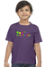 Trendy Warlistop Baseball T-shirt for Boys - Purple