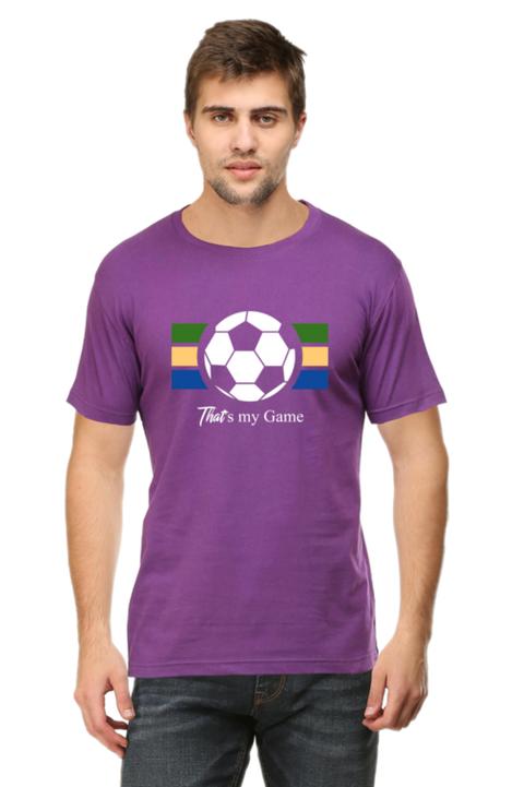 Purple Men's Football T-Shirts Original