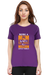 Being a Mom is Not a Big Thing Purple T-Shirt for Women