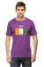 United We Stand Independence Day Purple T-Shirt for Men
