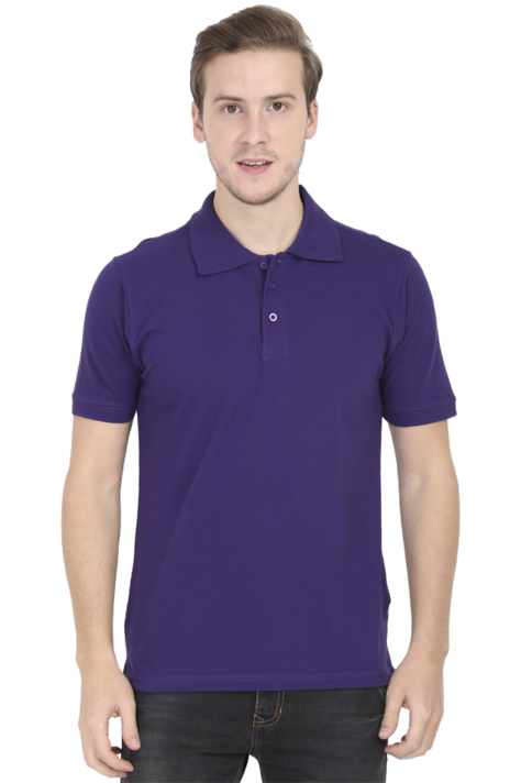 Purple Polo T-Shirt for Men
