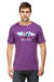 Om Namah Shivay Purple T-Shirt for Men