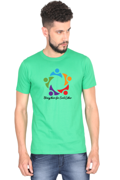 Always There for Each Other T-Shirt for Men - Green