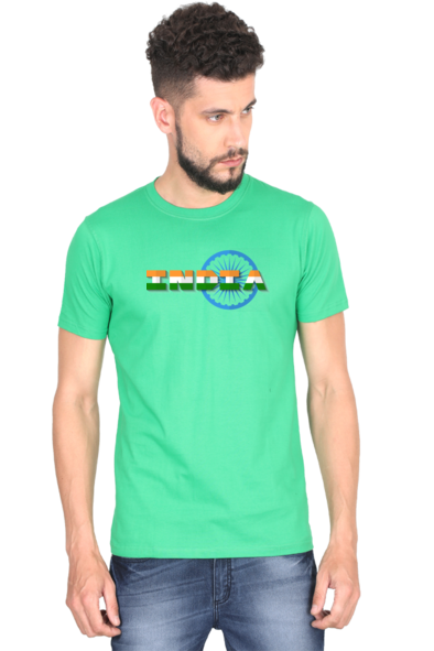 India T-Shirts for Men - Green