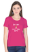 Be Calm, Don't Take Chaap T-shirt for Women - Pink