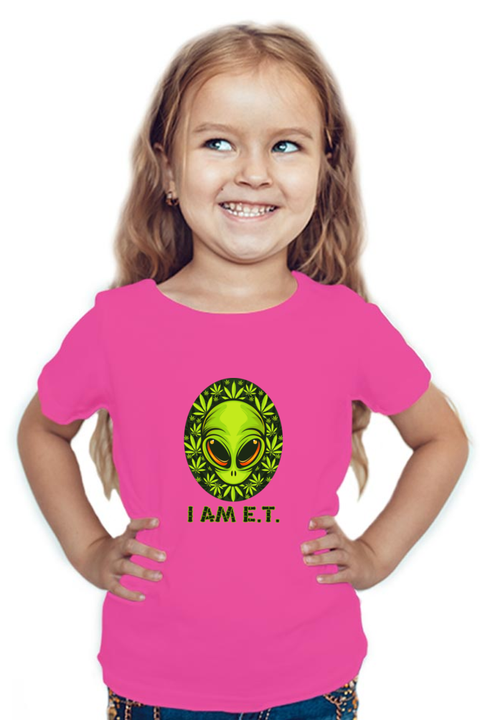 I Am E.T. Pink T-Shirt for Girls