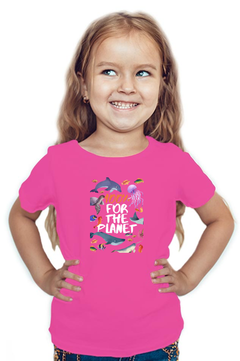 Pink 100% for the Planet T-Shirt for Girl