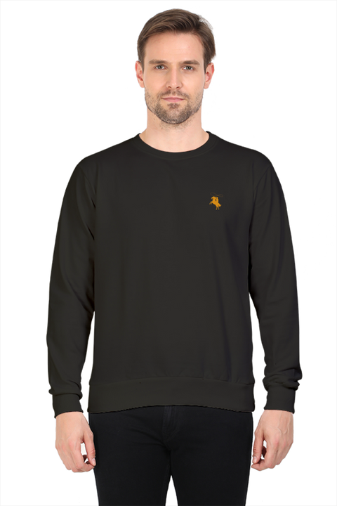 Black Cowboy Lasso Sweatshirt for Men