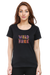 Wild and Free Black T-Shirt for Women