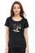 Everything's a Story Black T-Shirt for Women