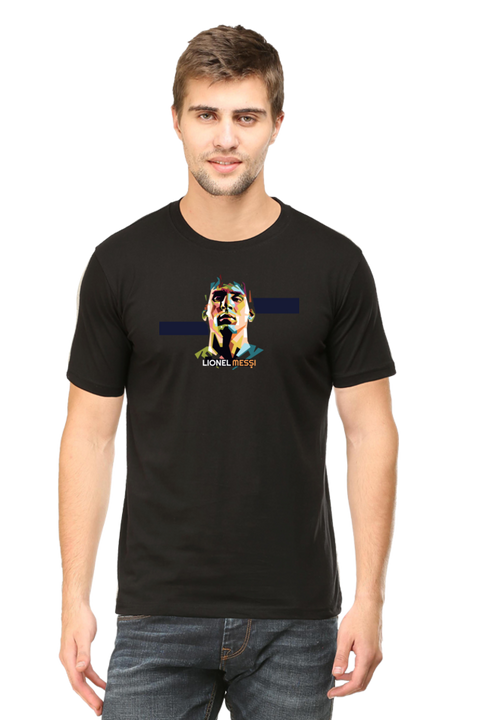 Lionel Messi Black T-Shirt for Men
