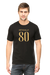 Officially Eighty T-Shirt for Men - Black
