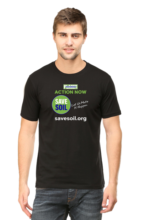 Action Now - Let Us Make It Happen T-shirt for Men - Black