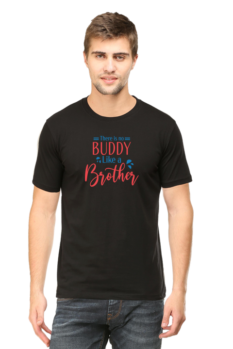 No Buddy Like a Brother T-Shirt for Men - Black