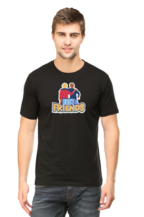 Best Friends T-Shirt for Men- Black
