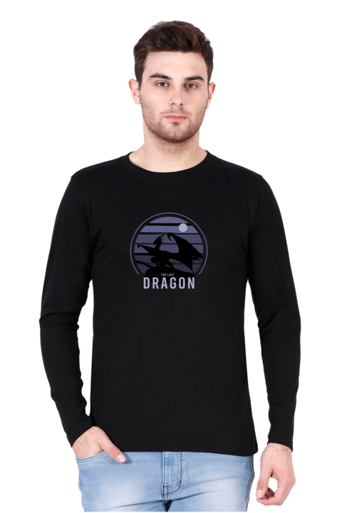 The Last Dragon Black Full Sleeve T-Shirt for Men