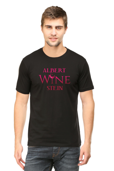 Albert-Wine-Stein Black T-Shirt for Men