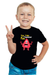 Black Tale of the Monster Falls T-shirt for Boys