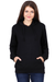 Plain Black Sweatshirt Hoodies for Women Front