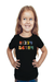 Numbers in English Black T-Shirt for Baby Girl