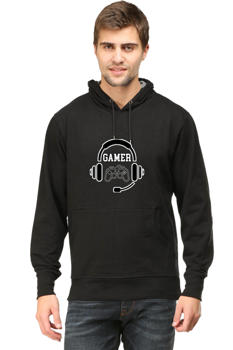 Gamer Black Sweatshirt Hoodies for Men