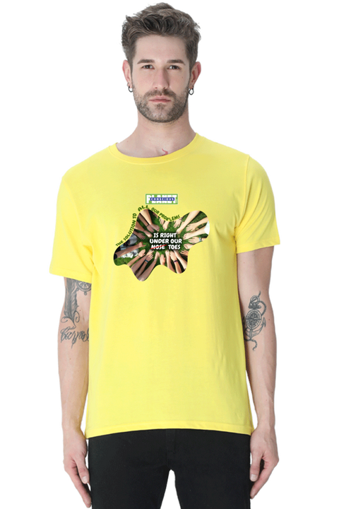 The Solution to All Our Problems T-shirt for Men - New Yellow