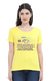 Soil is Getting Extinct Faster Than Dinosaurs T-shirt for Women - Yellow