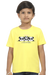 I love My Family Panda T-shirt for Boys - Yellow