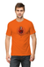 Mahadev Trishul Orange T-Shirt for Men