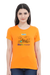 Sadhguru Journeys to Save Soil T-shirt for Women - Orange