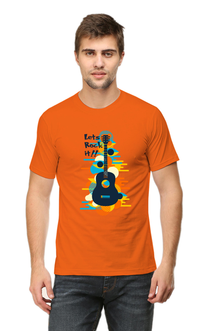 Let's Rock It Orange T-Shirt for Men