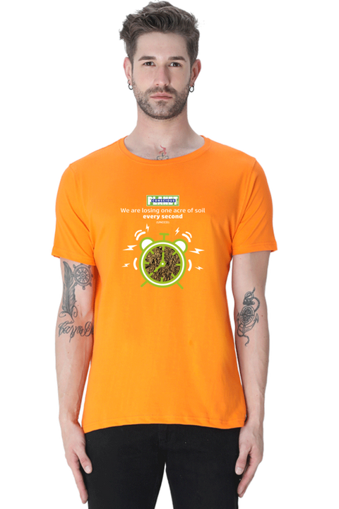 Losing Soil Every Second Men's T-shirt - Orange