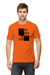 Moner Kotha Moneyi Thaak T-Shirt for Men - Orange