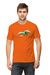 I Love India T-Shirt for Men - Orange