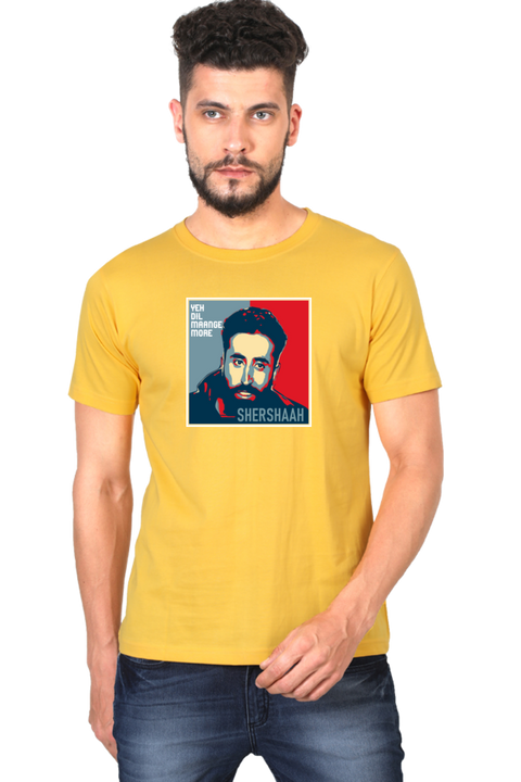 Yeh Dil Maange More T-Shirt for Men - Golden Yellow