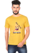 Make Nachos Not War Golden Yellow T-Shirt for Men