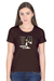 Everything's a Story Coffee Brown T-Shirt for Women