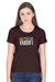 Nap Queen Coffee Brown T-Shirt for Women