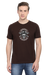 Biker's Garage T-shirt for Men - Coffee Brown