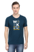 Work From Home T-Shirt for Men - Petrol Blue