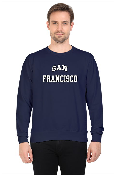 San Francisco Navy Blue Sweatshirt for Men