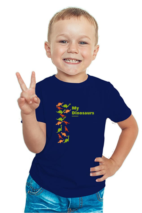 Blue My Dinosaurs T-Shirt for Boy