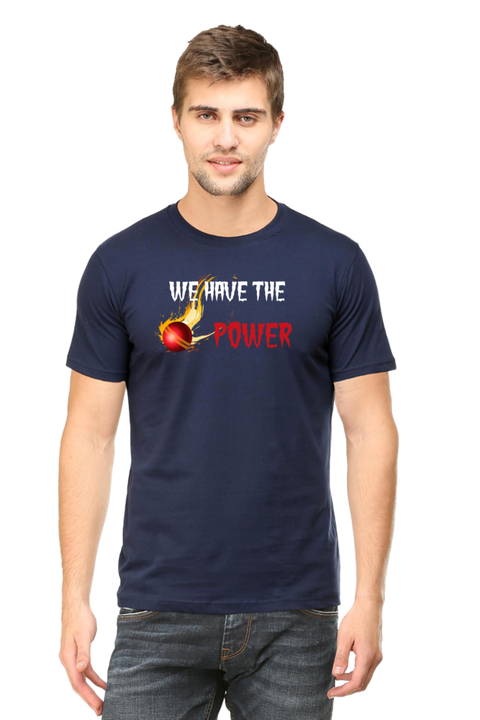 We Have the Power T-Shirt for Men - Navy Blue