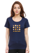 Navy Blue Be Their Voice T-Shirt for Women