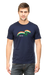 I Love India T-Shirt for Men - Navy Blue