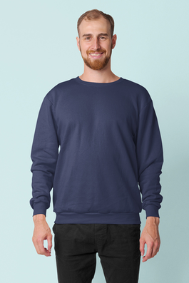 Unisex Navy Blue Sweatshirt for Men