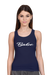 Navy Blue Babe Tank Top for Women
