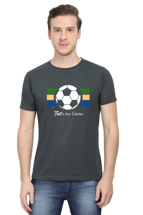 Grey Men's Football T-Shirts Original