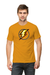 Lightning Bolt T-Shirt for Men - Mustard Yellow