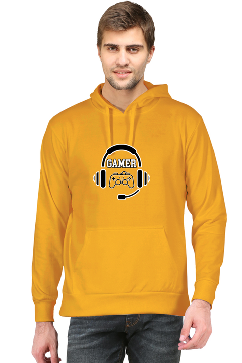 Gamer Mustard Yellow Sweatshirt Hoodies for Men